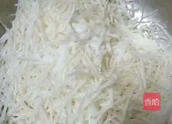 Illustration of how to make fried radish balls 3