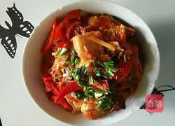 Illustration of how to make spicy and sour fish cubes 7