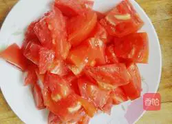 Illustration of how to make tomato stewed cabbage and tofu 2