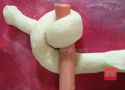 Yoghurt Cute Rabbit Ham Bread Recipe Illustration 9