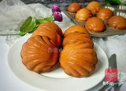 Illustration of how to make low-oil and low-fat madeleine cake 11