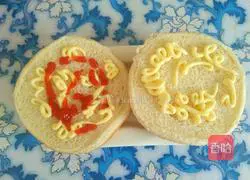 Illustration of homemade Orleans burger 9