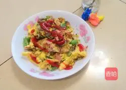 Illustration of how to make egg pizza 9