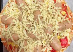 Q Sausage Bell Pepper Pizza (20 Minutes Quick Meal) Recipe Illustration 9