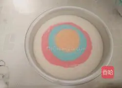 Illustration of how to make rainbow mousse cake 11
