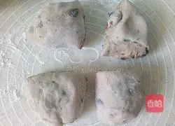 Raisins Illustration of how to make garland bread (one-time fermentation) 7