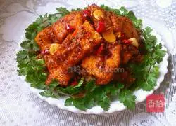 Illustration of how to make spicy fish pieces 9
