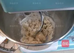 Illustration of how to make flower bean paste bread 4