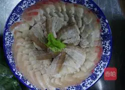 White-cut meat ( Illustration of how to make cold pork 3