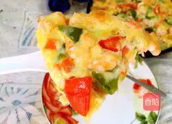 Instant Noodle Pizza Recipe Illustration 15