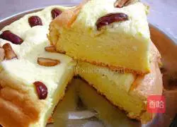 Illustration of how to make rice cooker cake 12 