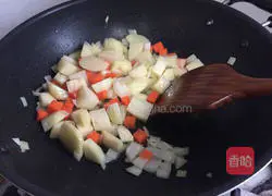 Indian colorful vegetable curry chicken recipe 3