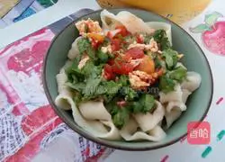 Illustration of how to make tomato tomato noodles 3