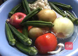 How to make Indian colorful vegetable curry chicken Illustration 1