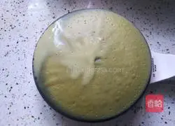 Matcha Mango Layer Cake Recipe Illustration 5