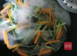 Illustration of how to make ham pizza 11