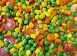 Illustration of how to make seasonal vegetable and shrimp pizza 6