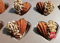 Illustration of making multigrain nut shell cake 26