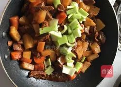 Illustration of braised beef recipe 6