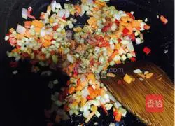 Illustration of how to make mushroom noodles and fish 10