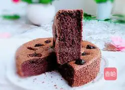 Illustration of how to make black rice hot noodle cake 1