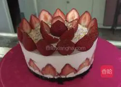Strawberry Mousse Cake Recipe Illustration 12