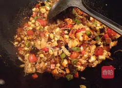 Illustration of how to make braised sesame seeds 12