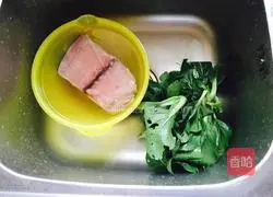 Illustration of how to make tuna and scallop porridge 2