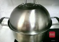 Illustration of how to make glutinous rice with assorted rice balls 12