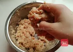 Illustration of how to make Sixi meatballs 9