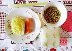 Illustration of how to make kimchi and bibimbap 1