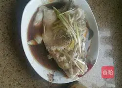 Illustration of simple steamed sea bass 6