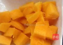 Fruit Creative Dish#Mango Pizza Recipe Illustration 4