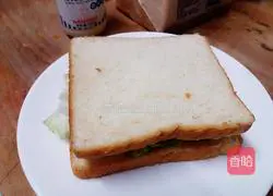 Illustration of how to make sandwich toast 9