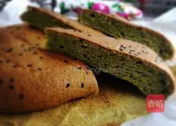 Illustration of how to make matcha cake 9