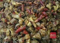 Illustration of how to stir-fry diced beef 6