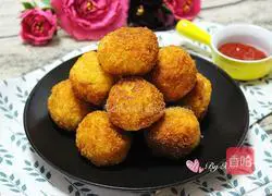 Cheese Shrimp Balls Recipe Illustration 11