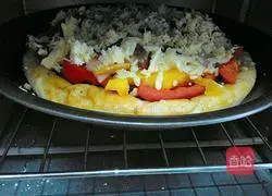 Colored Pepper Beef Pizza Recipe Illustration 11