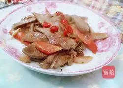 Illustration of how to make kimchi and pork liver 1