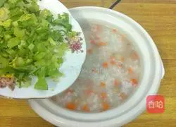 Illustration of how to make beef porridge 10