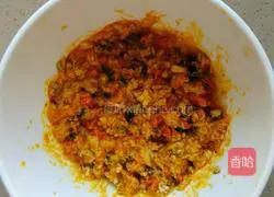 Illustration of how to make crab meal and tofu soup 2