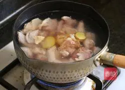 Braised chicken Illustration of how to make blocks 1