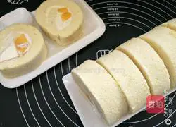 Mango Cream Cake Roll Recipe Illustration 17