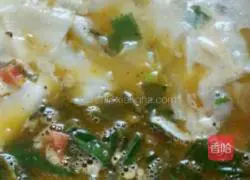 Illustration of how to make delicious shaving noodles 5