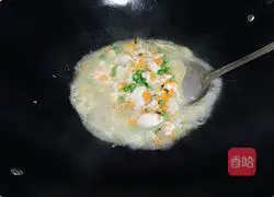 Illustration of how to make pumpkin paella 5