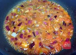 Illustration of how to make vegetable pasta for children 3