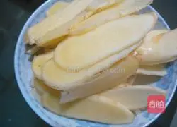 Illustration of how to make tea tree mushroom, ginger duck 4