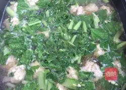 Illustration of how to make cabbage, tofu and meatball soup 2