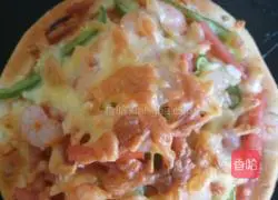 Recipe for Shrimp Garden Pizza Illustration 4