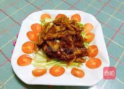 Illustration of how to make shredded pork with bean paste 8